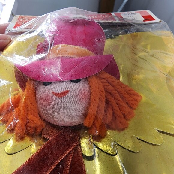 Vintage NOS Holt Howard Angel Christmas Ornament Top Hat Japan City of Paris HTF - Picture 3 of 6